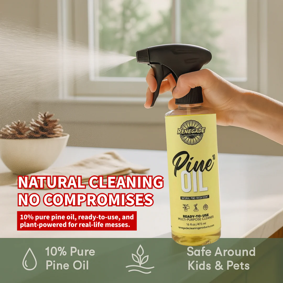 Pine Oil 10 Cleaner: 10% Pure Pine Oil - Ready To Use, Plant‑Powered Disinfectant - Thumbnail 2