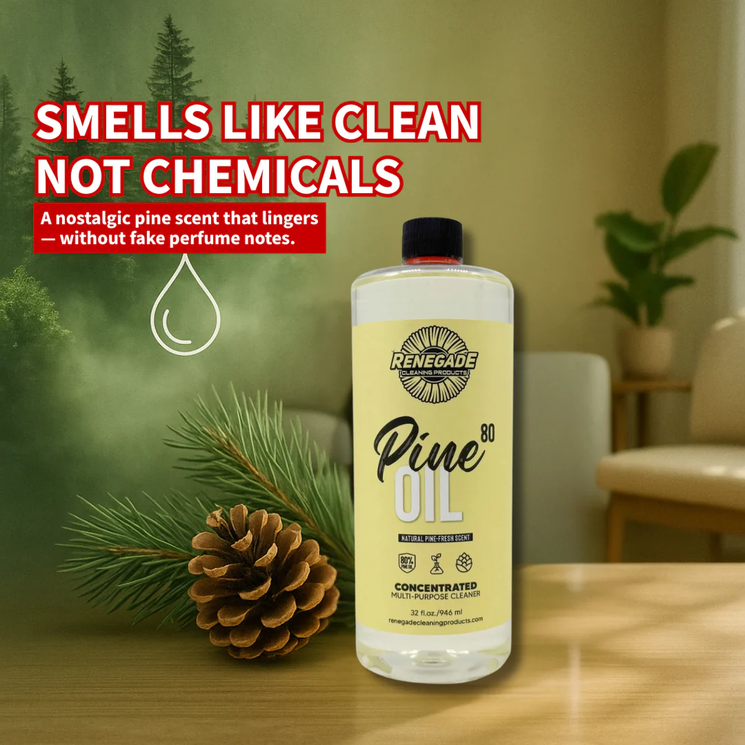Pine Oil 80 Cleaner: 80% Pure Pine Oil - 32 oz. and 1-Gallon, Plant‑Powered Disinfectant - Thumbnail 7