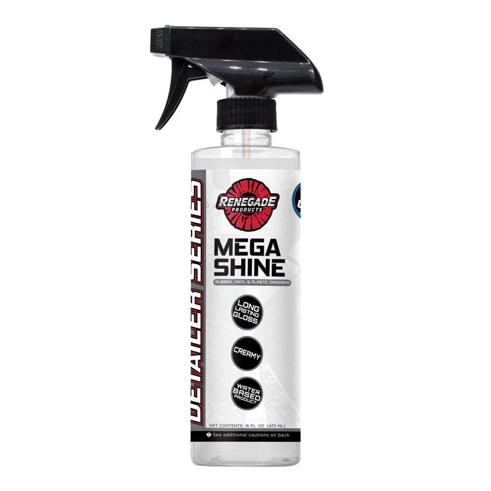 Mega Shine Rubber, Vinyl, & Plastic Dressing