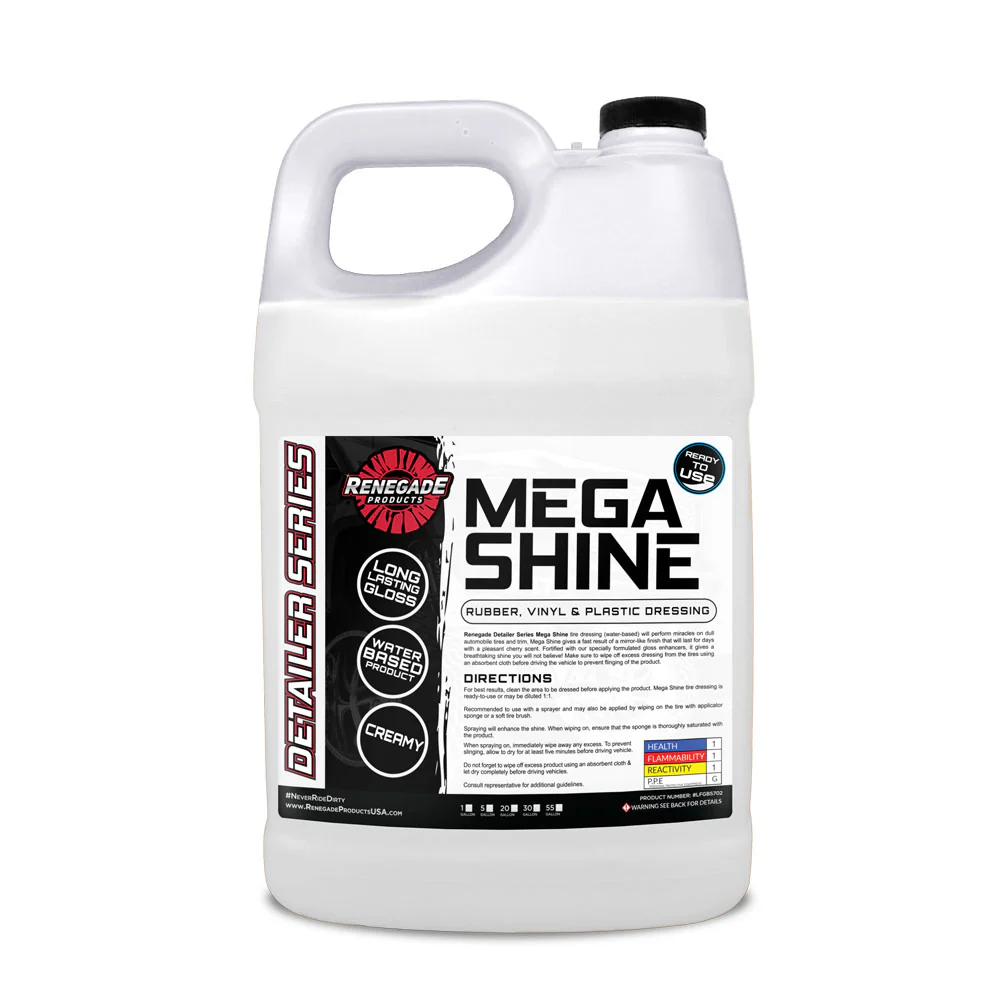 Mega Shine Rubber, Vinyl, & Plastic Dressing - Thumbnail 2