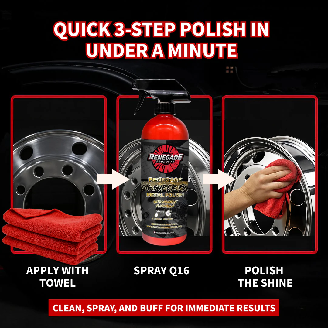 Q16 Super Fine Sprayable Metal Polish - Thumbnail 2