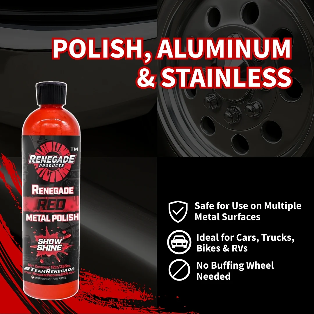 Renegade Red Show Shine Liquid Metal Polish - Thumbnail 4