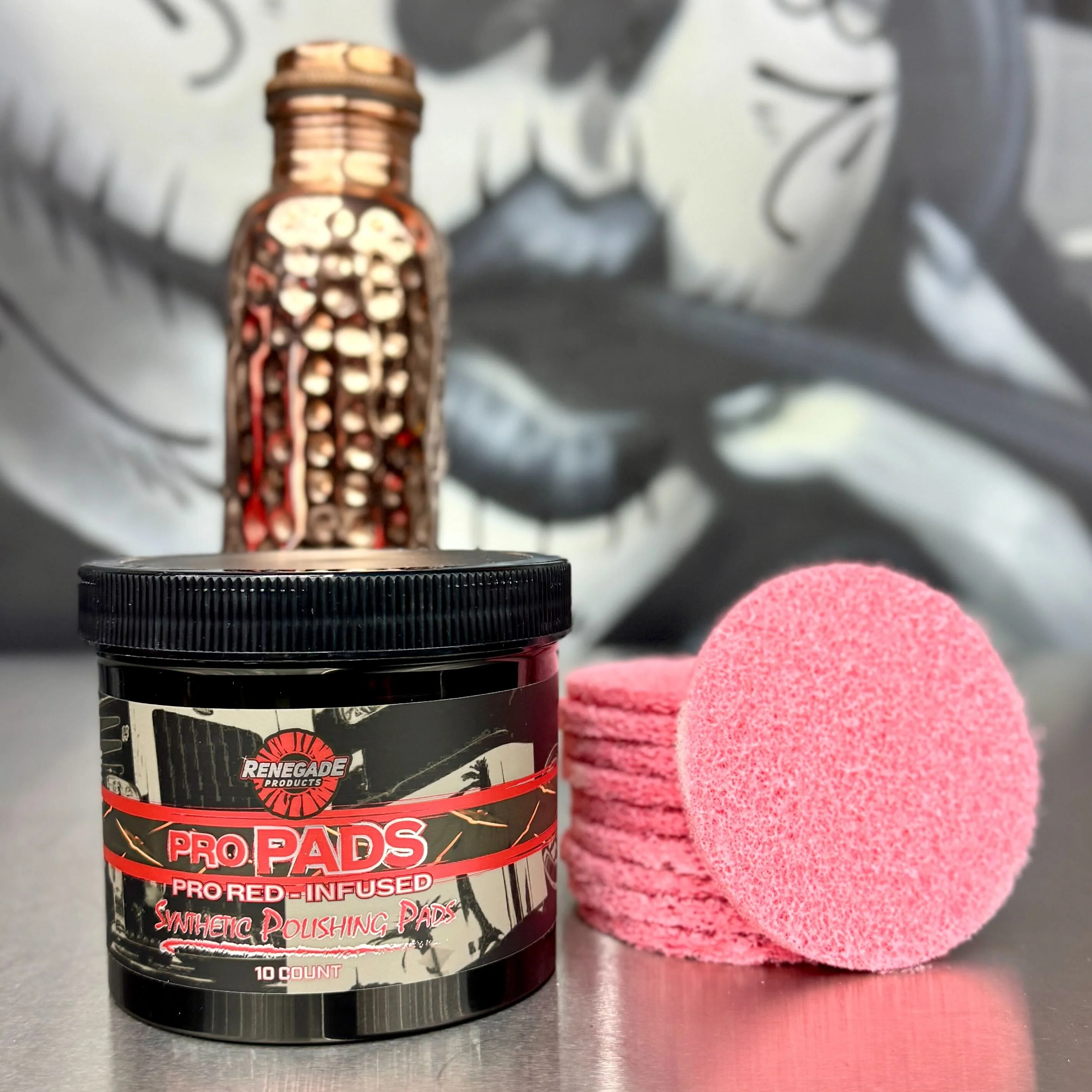 Pro Pads: Renegade Pro Red-Infused Polishing Pads - Thumbnail 4