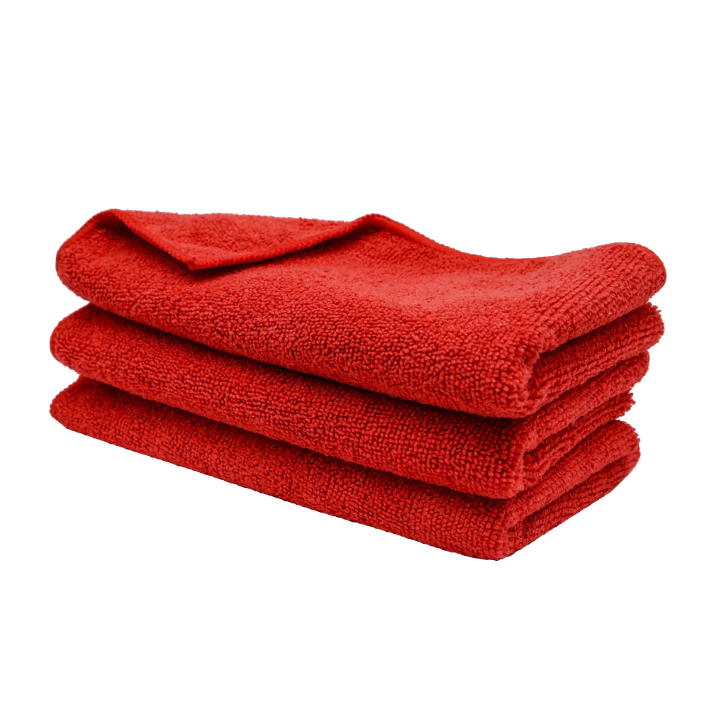 3-Pack: Premium 16" x 16" Microfiber Towels