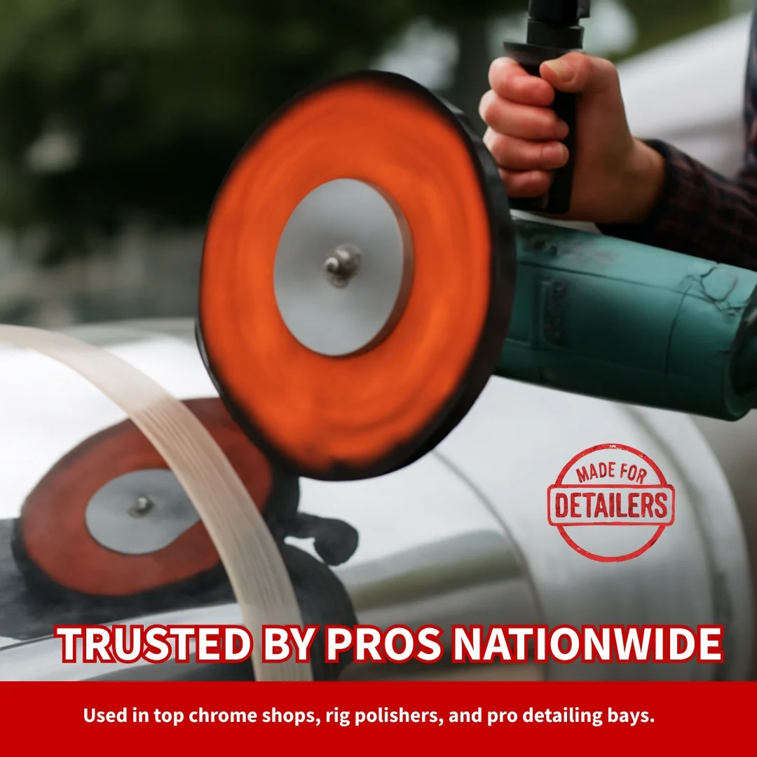 Insertable Safety Flanges for High Speed Polishing (For Buffing Wheels WITH Center Plates) - Thumbnail 6