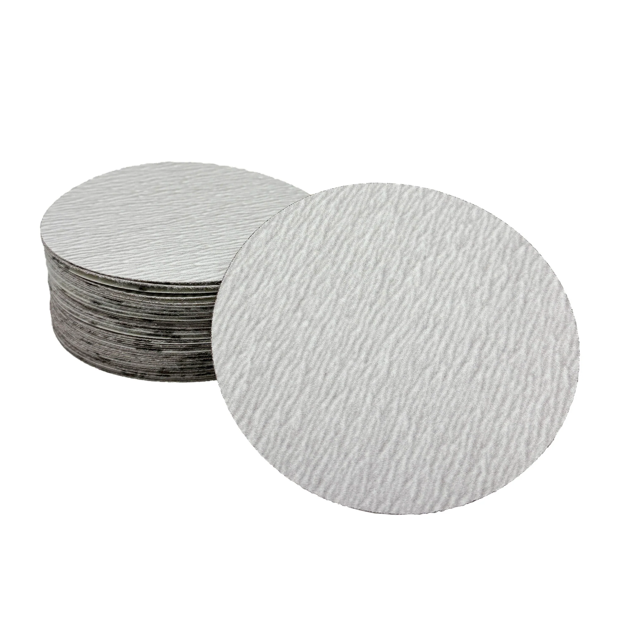 5" and 6" White/Gold Hook & Loop Aluminum Oxide Sanding Discs | Pack of 50 - Thumbnail 2