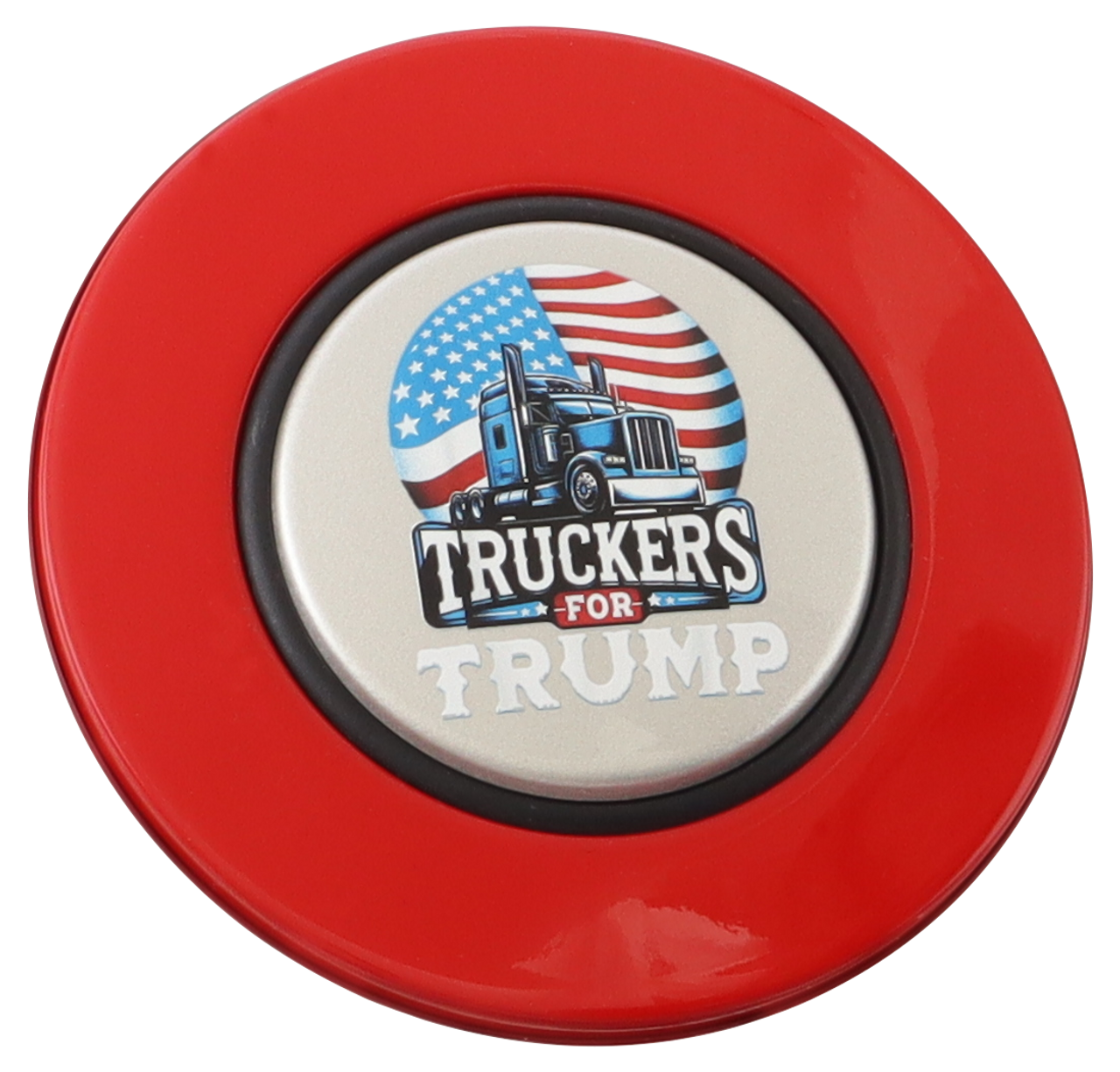 Classic Viper Red - Truckers for Trump - Silver Medallion