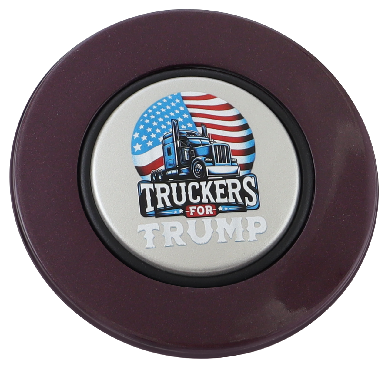 Classic Purple - Truckers for Trump - Silver Medallion