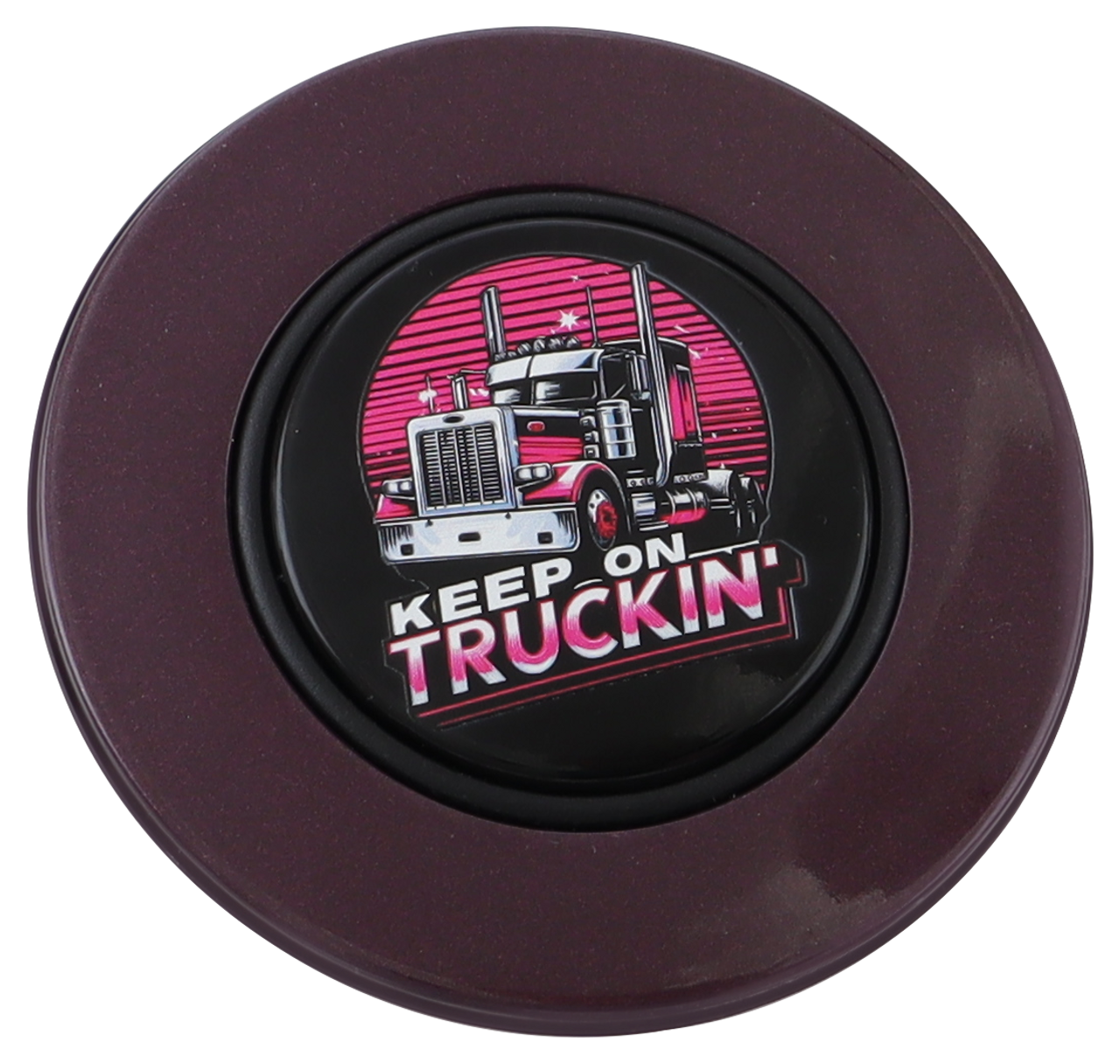 Classic Purple - Keep on Truckin' - Black Medallion
