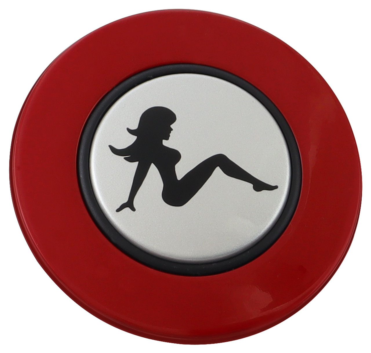 Classic Red - Mud Flap Girl - Silver Medallion