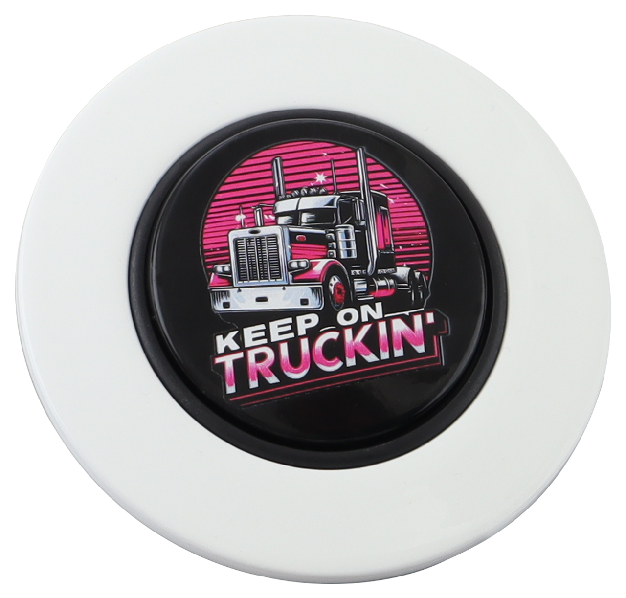 Classic White - Keep on Truckin' - Black Medallion