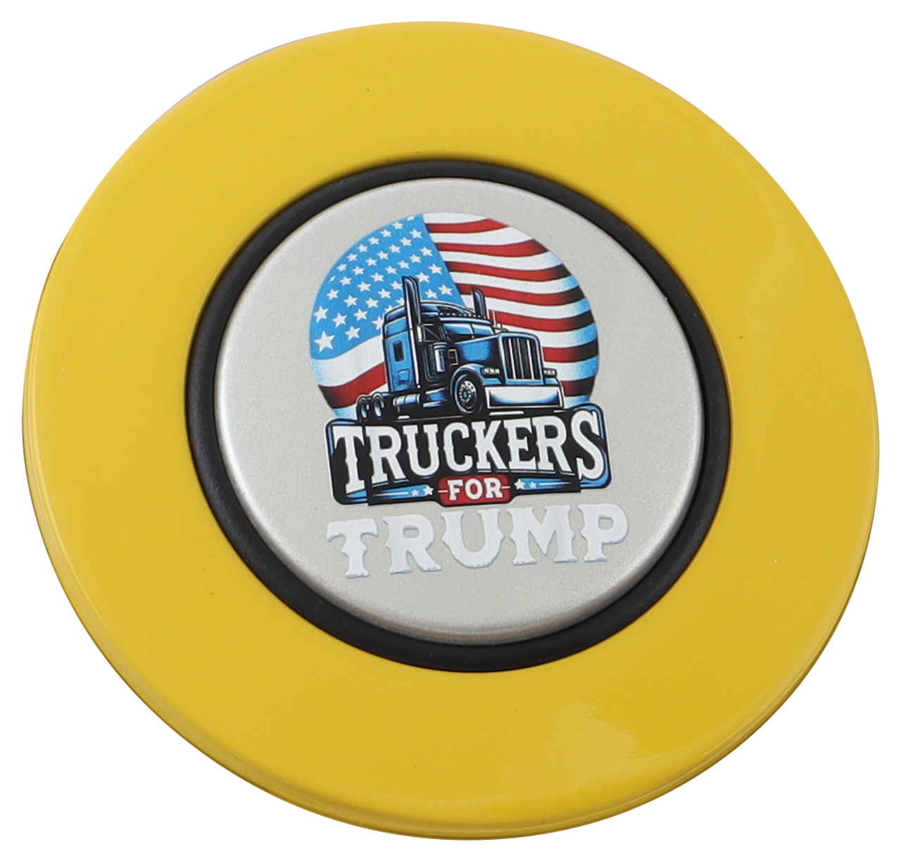 Classic Yellow - Truckers for Trump - Silver Medallion