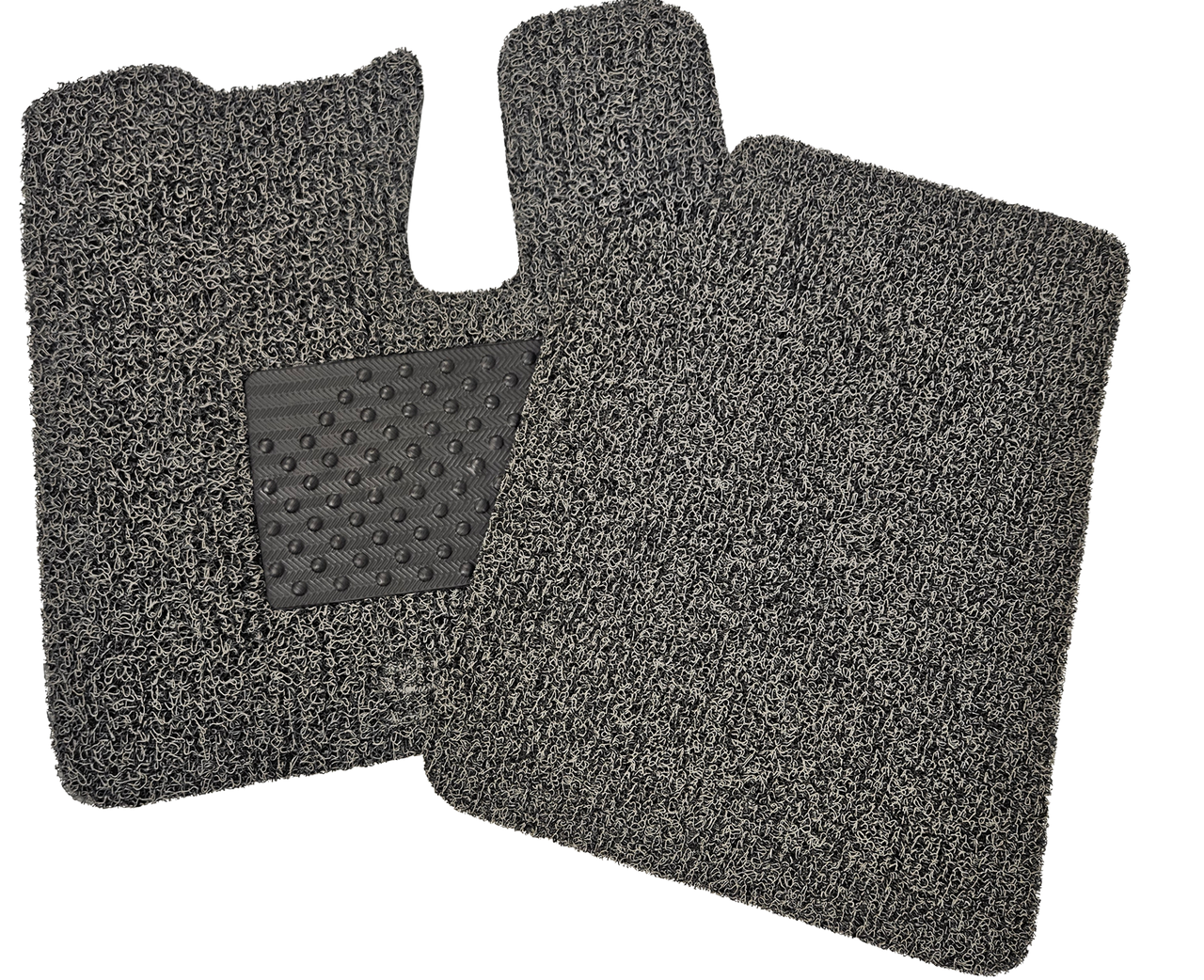 Kenworth Floor Mat (2008 & Newer) - Black/Grey with Logo