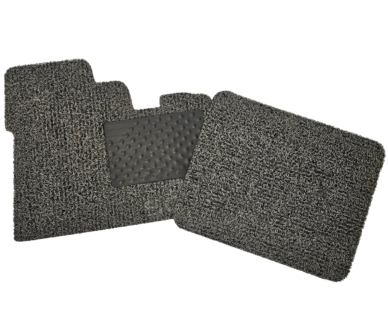 Peterbilt Floor Mat (2004 & Older) - Black/Grey with Logo