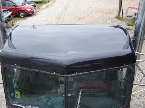 Peterbilt 359 Fiberglass Roof Cap