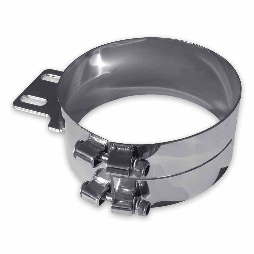6" Wide Band Clamp - Straight Mounting Plate