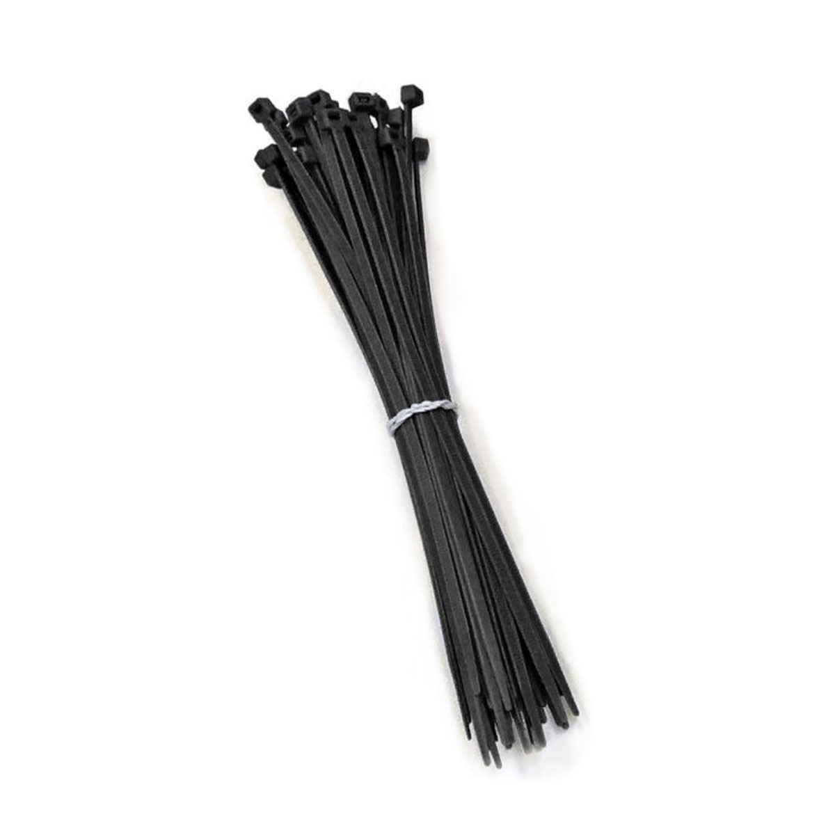 11" Nylon Wire Ties - Black | 100 Pack