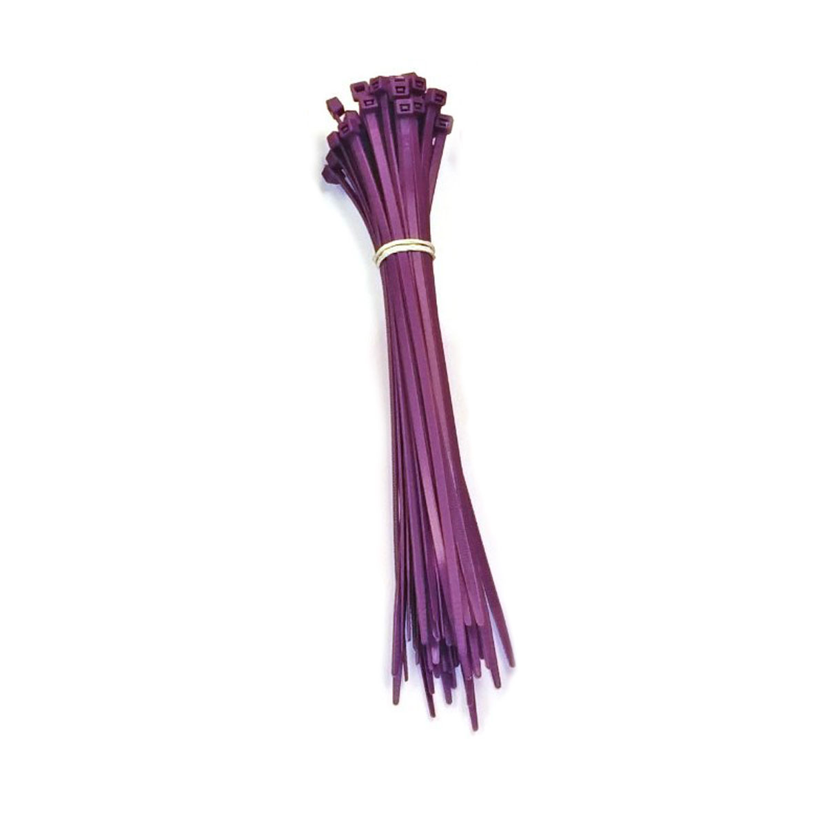 14" Nylon Wire Ties - Purple | 100 Pack