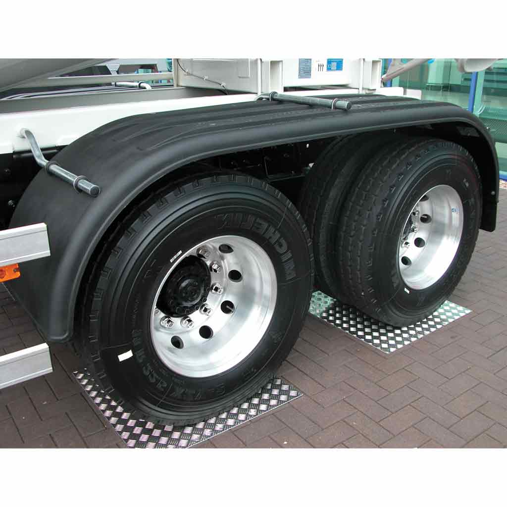 133" Poly 3 Ribbed Full Fenders - Polypropylene (Poly)