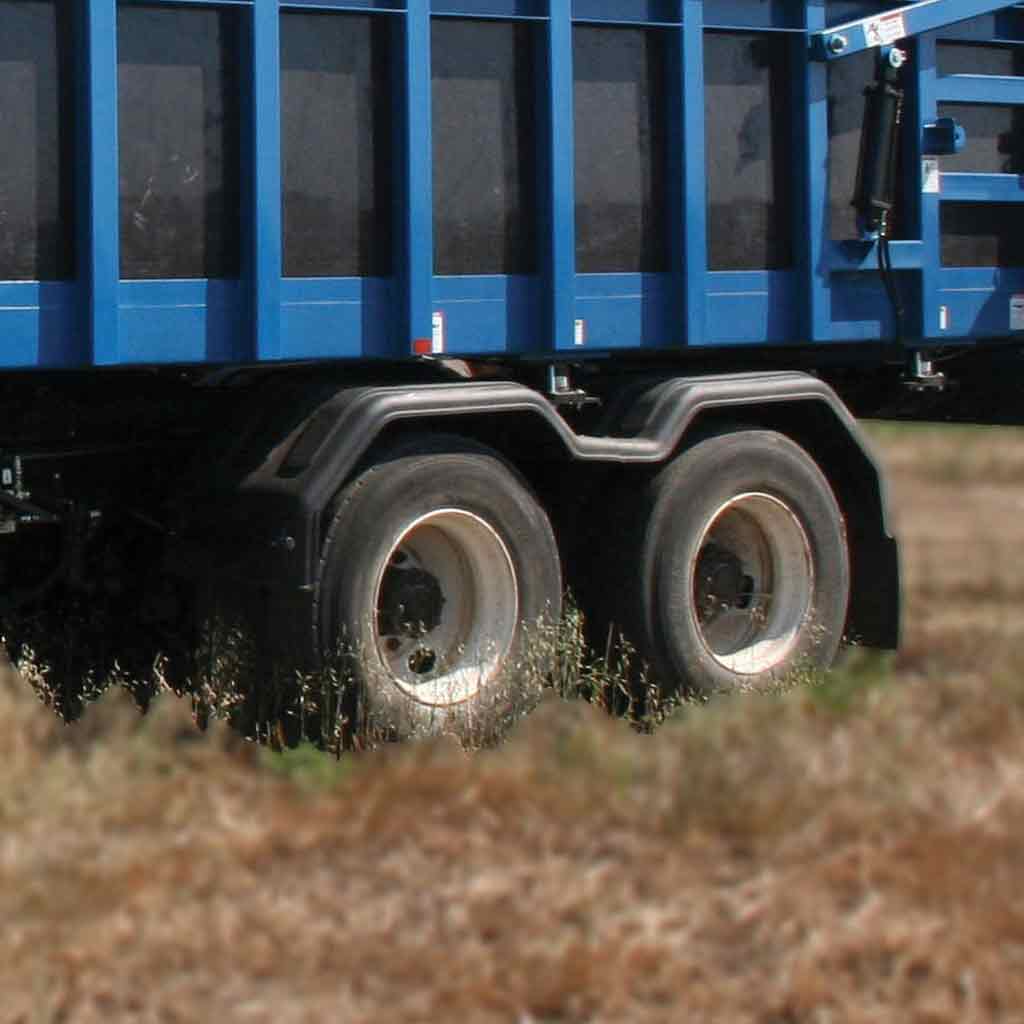 105" Double Hump Poly Fenders - Polypropylene (Poly)