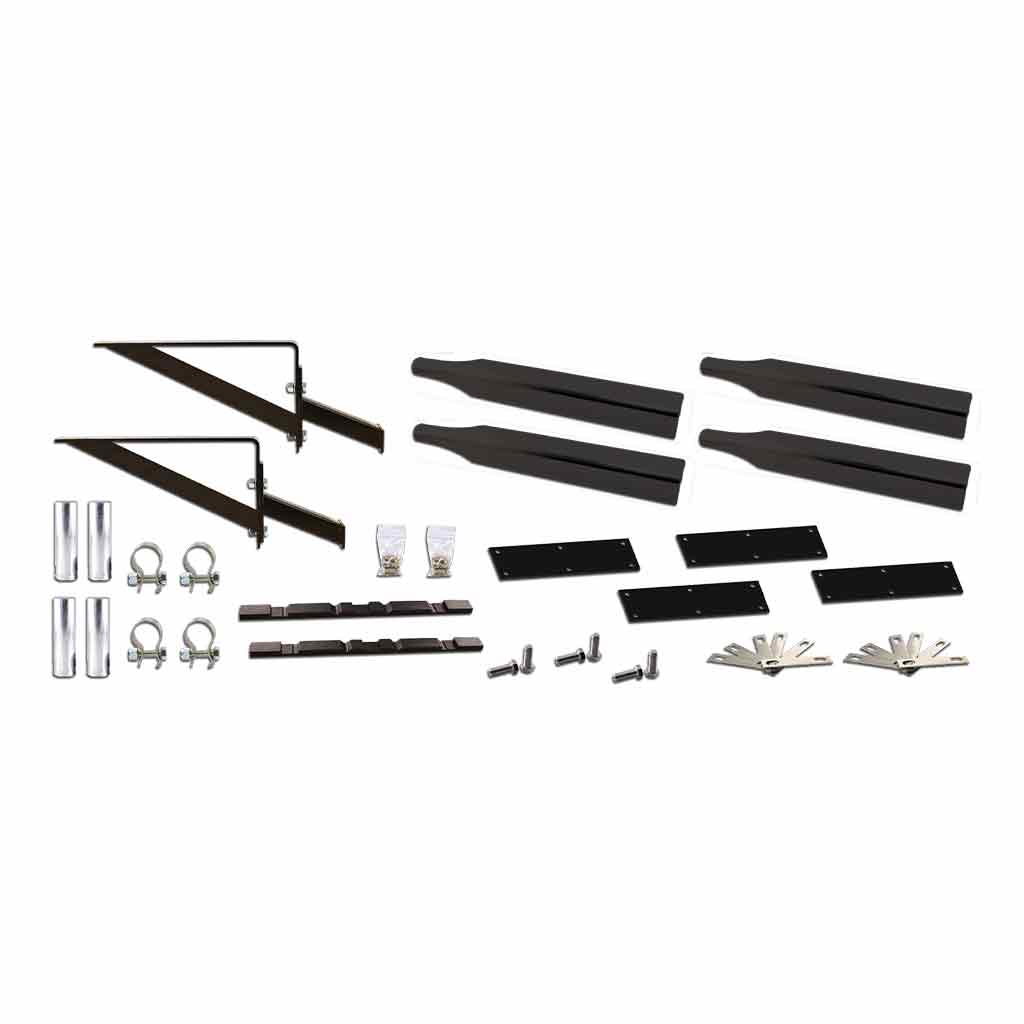 Painted Full Fender Mounting Kit - Angled Fender Brackets | Triangle Mounts