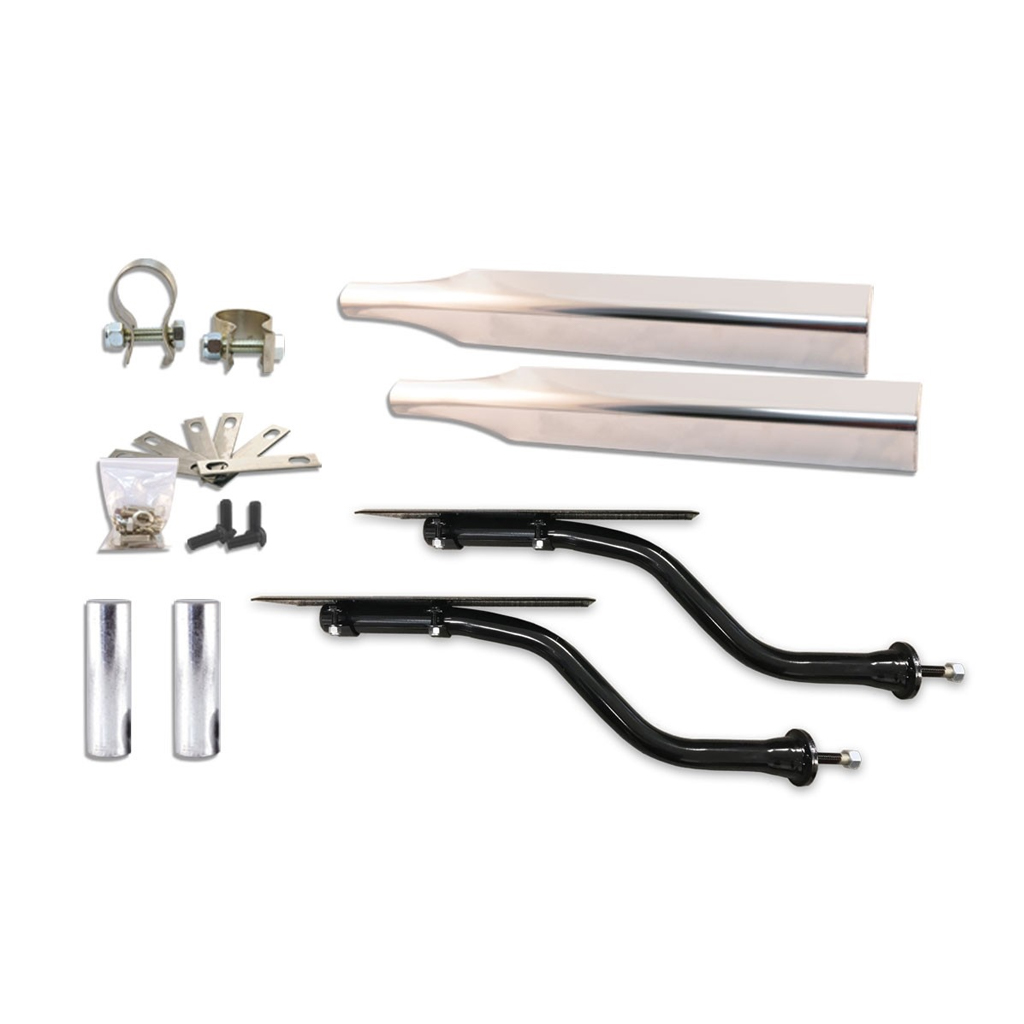 Half Fender Mounting - Swivel Fender Brackets | 14 Gauge | Non Threaded Post Mount