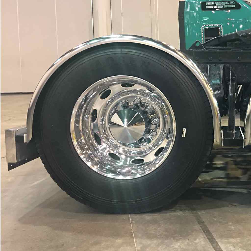 80" 3 Ribbed Single Axle Fenders - 16 Gauge | 0.09" Thick Aluminum - Thumbnail 3