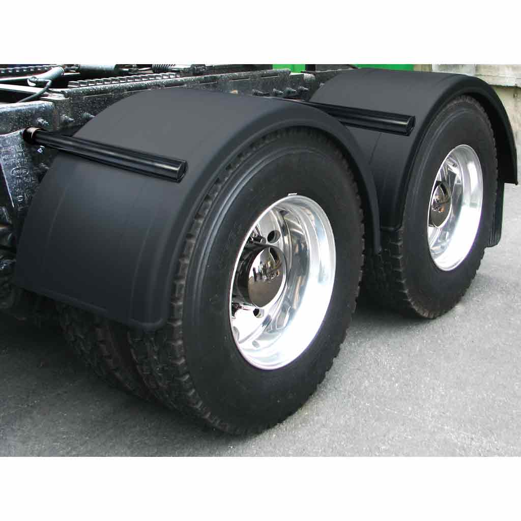 76" Poly Single Axle Fenders - Polypropylene (Poly)