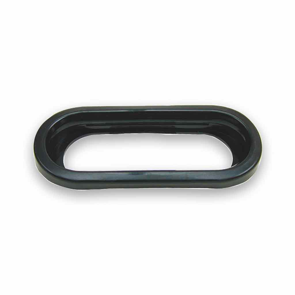 6" Oval Grommet - Open Back | Rubber
