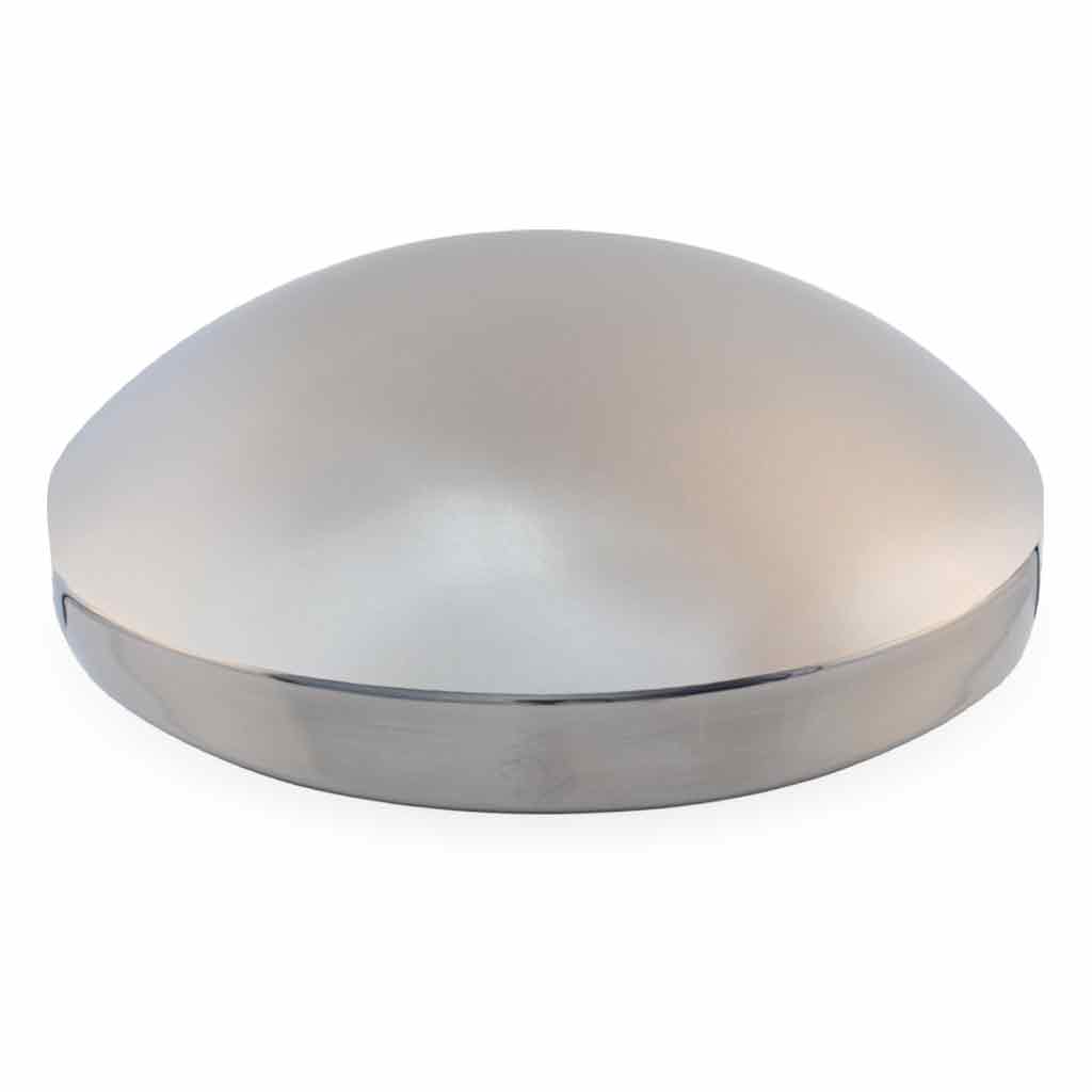 8 1/4" I.D Dome Rear Hubcap - Stainless Steel
