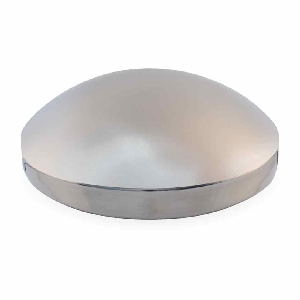 8" I.D Dome Rear Hubcap - Stainless Steel