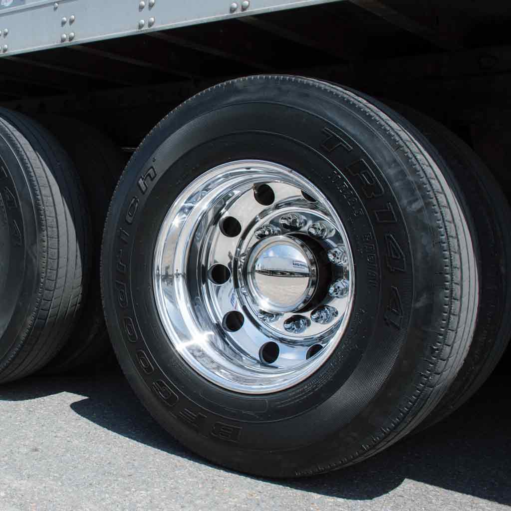 Complete Trailer Hubcap & Nut Cover Kit - 33mm Push On Nut Covers | Dome Hubcaps | Stainless Steel - Thumbnail 5