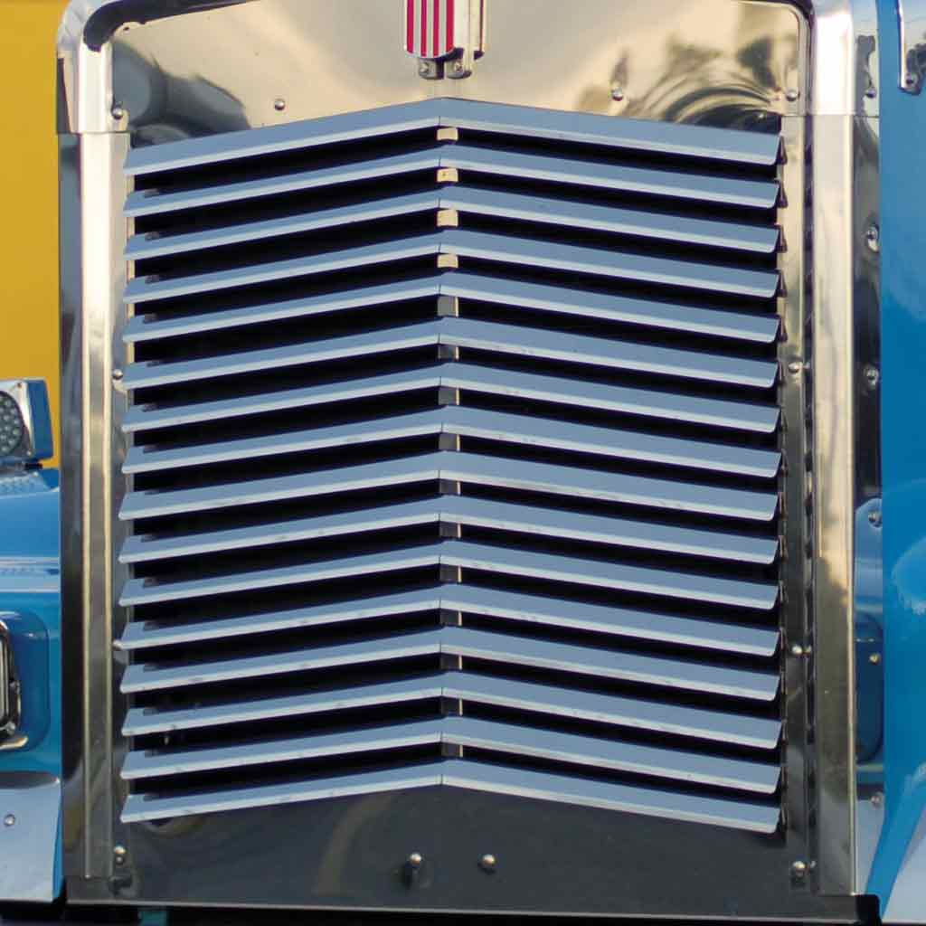 KW. W900L Louvered Grille Bar Kit (All Years) - 16 Bars | Angled