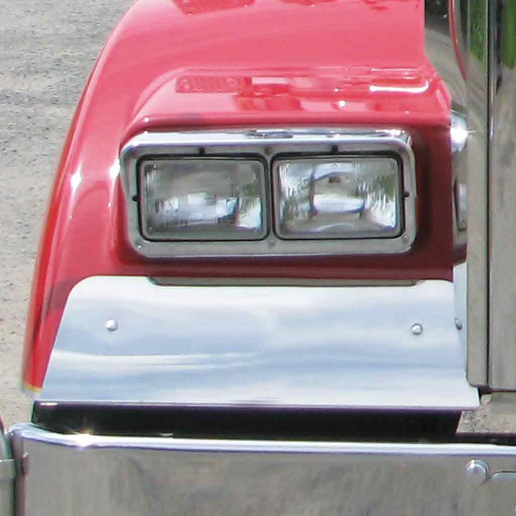 KW. W900B Aerocab Fender Headlight Guards (All Years)