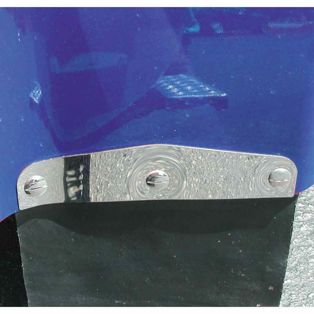 KW. W900L Front Fender Mud Flap Brackets (All Years) - Reinforcement Brackets