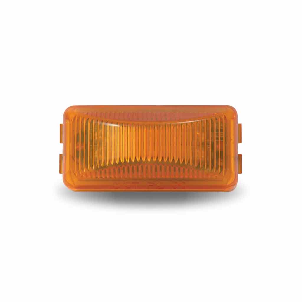1" x 2" Amber Rectangular LED Marker Light - 6 Diodes - Thumbnail 2