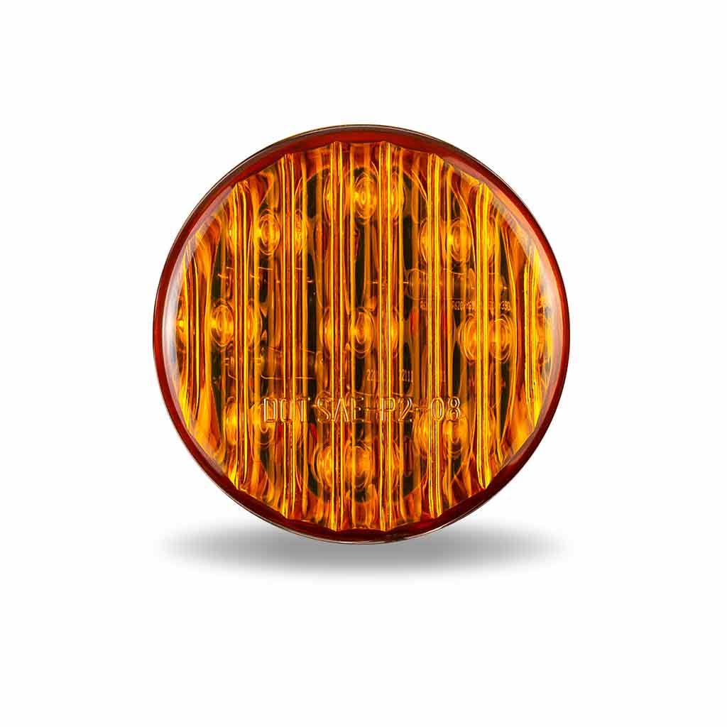 2" Amber Clearance Marker Round LED Light - 9 Diodes (Poly Bag) - Thumbnail 4
