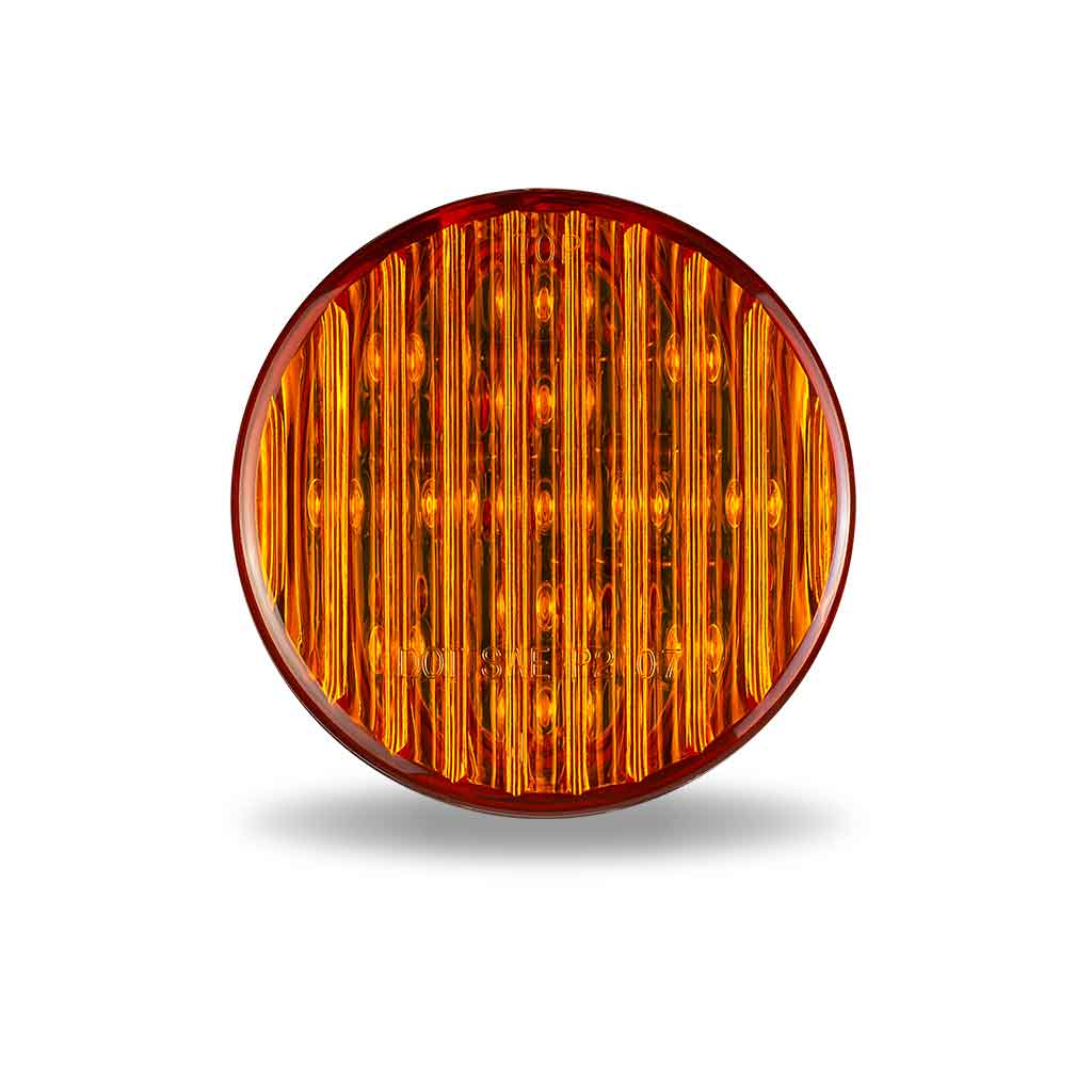 2.5" Amber Clearance Marker Round LED Light - 13 Diodes (Poly Bag) - Thumbnail 3