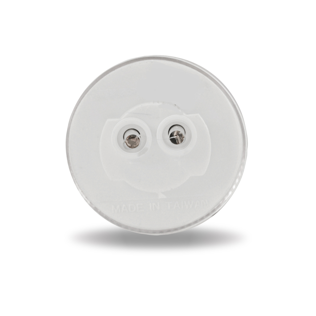 2.5" Clear Red Round Marker LED Light - 7 Diodes - Thumbnail 2