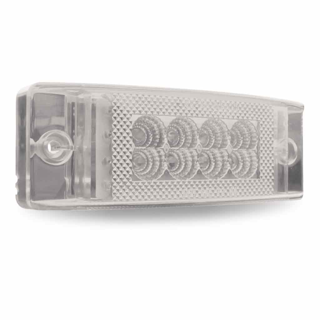 2" x 6" Clear Red Marker Multi-Directional LED Light - 24 Diodes