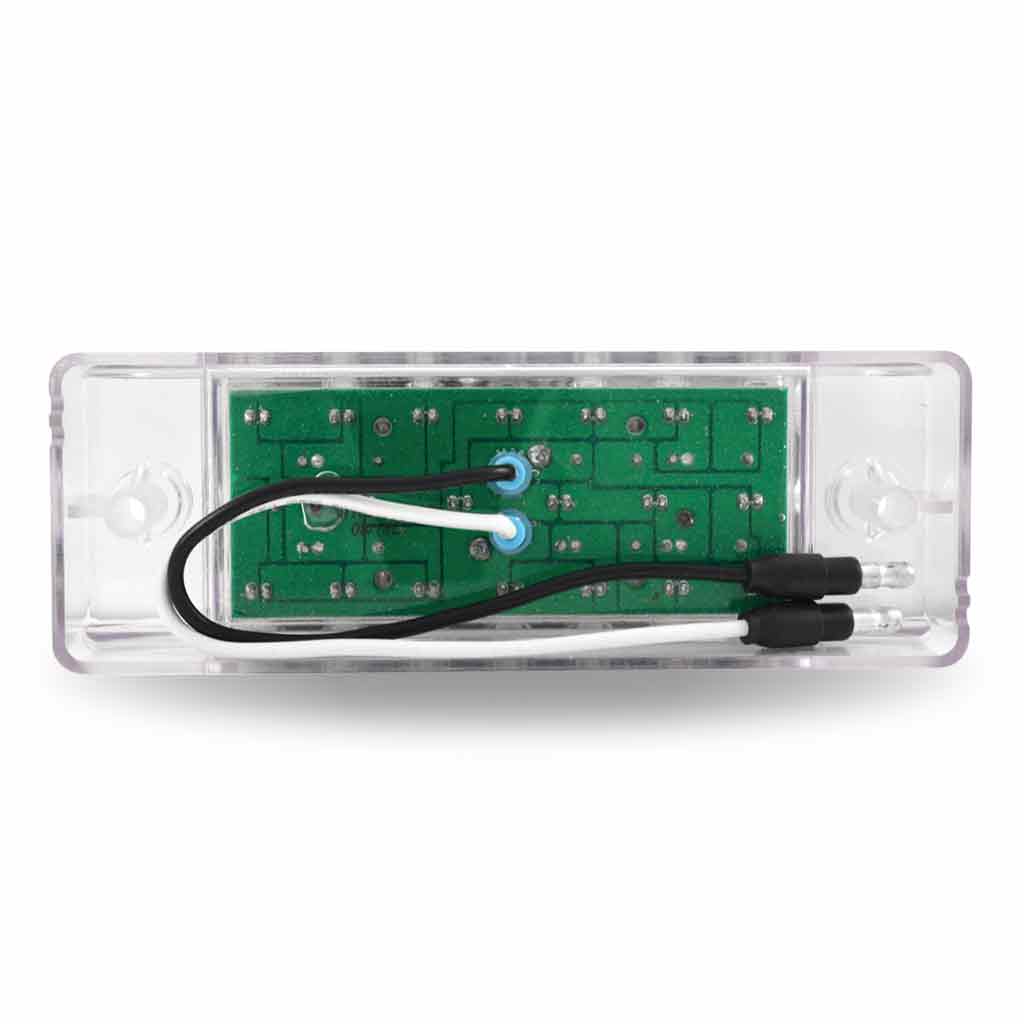 2" x 6" Clear Red Marker Multi-Directional LED Light - 24 Diodes - Thumbnail 3