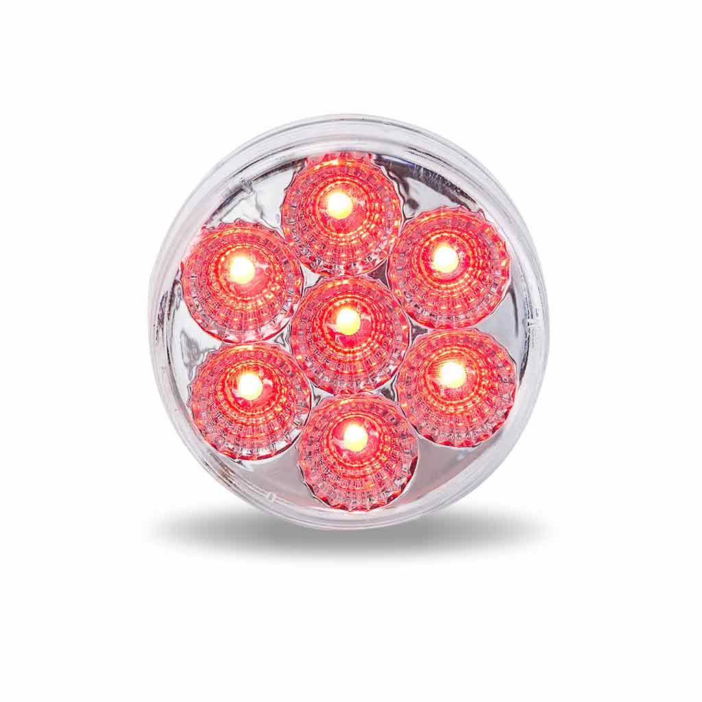 2" Red Marker to Green Auxiliary Round LED Light - 7 Diodes - Thumbnail 9