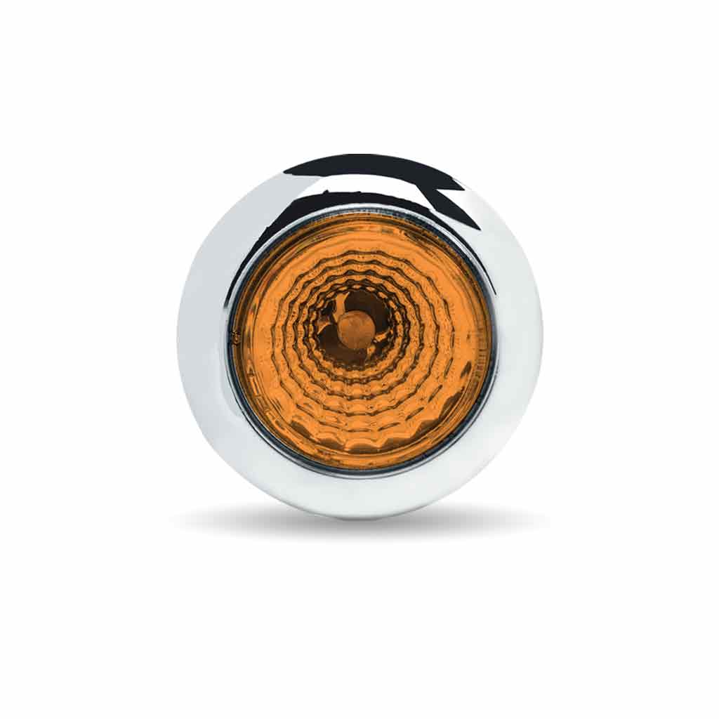 3/4" Amber Marker Round Reflector LED Light - 1 Diode - Thumbnail 5