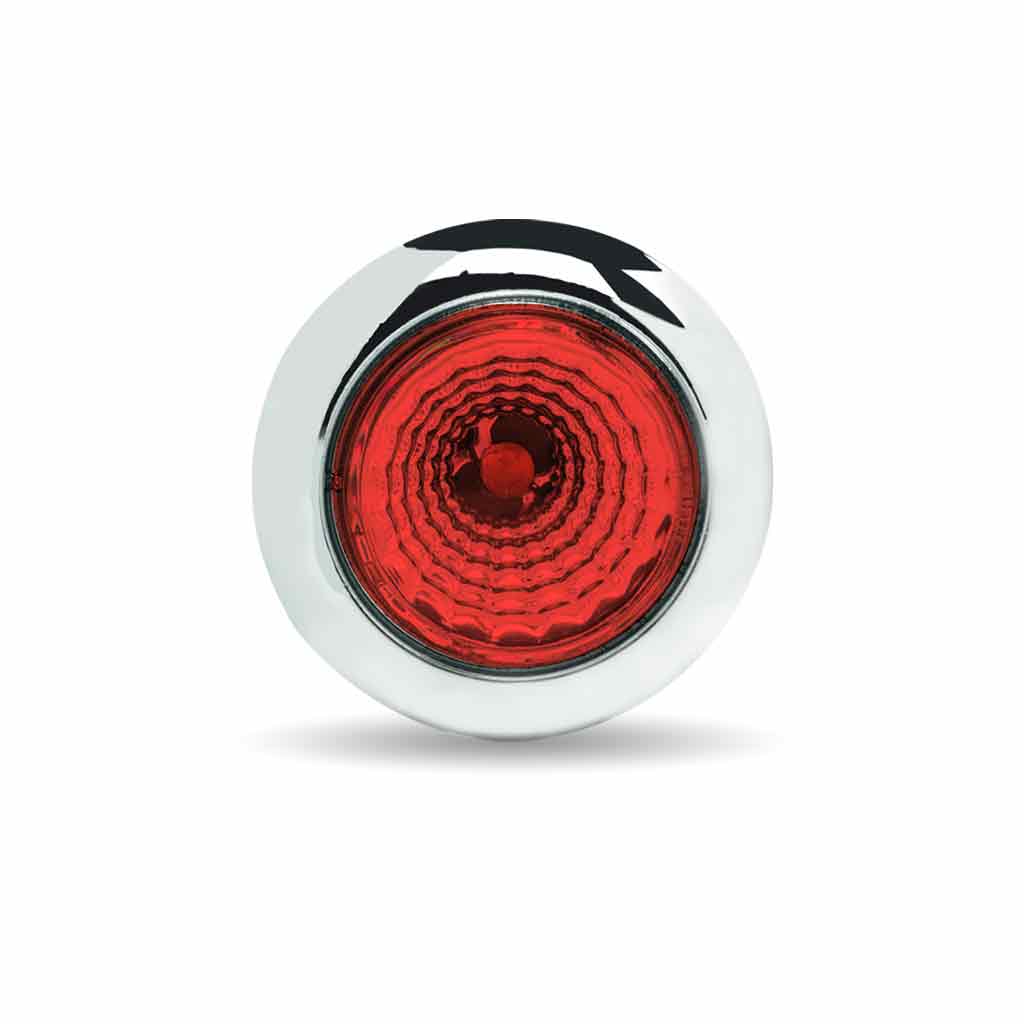 3/4" Red Marker Round Reflector LED Light - 1 Diode - Thumbnail 2