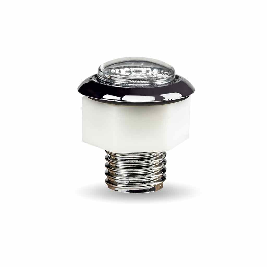 3/4" Amber Marker to Purple Auxiliary Round Reflector LED Light - 1 Diode