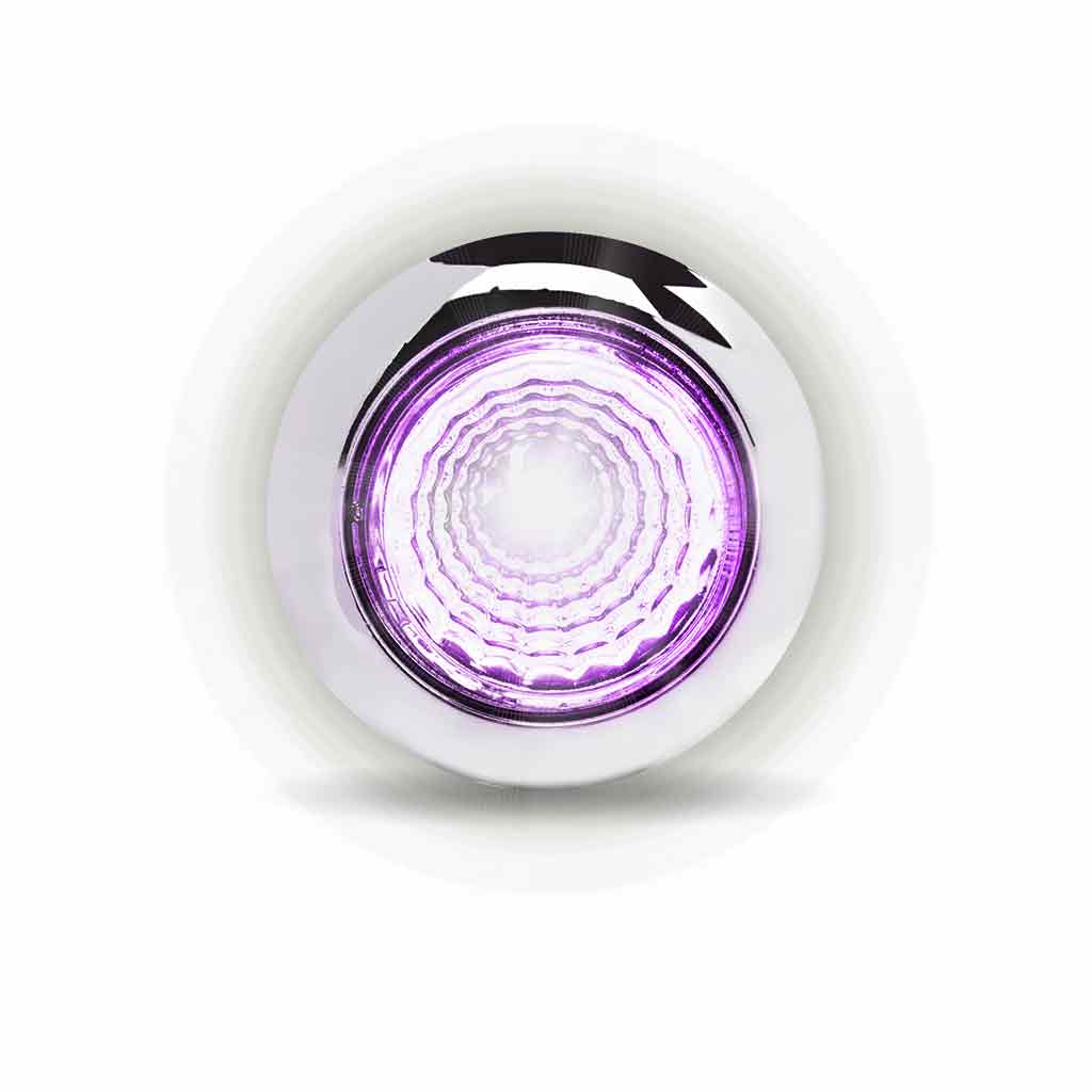3/4" Amber Marker to Purple Auxiliary Round Reflector LED Light - 1 Diode - Thumbnail 9