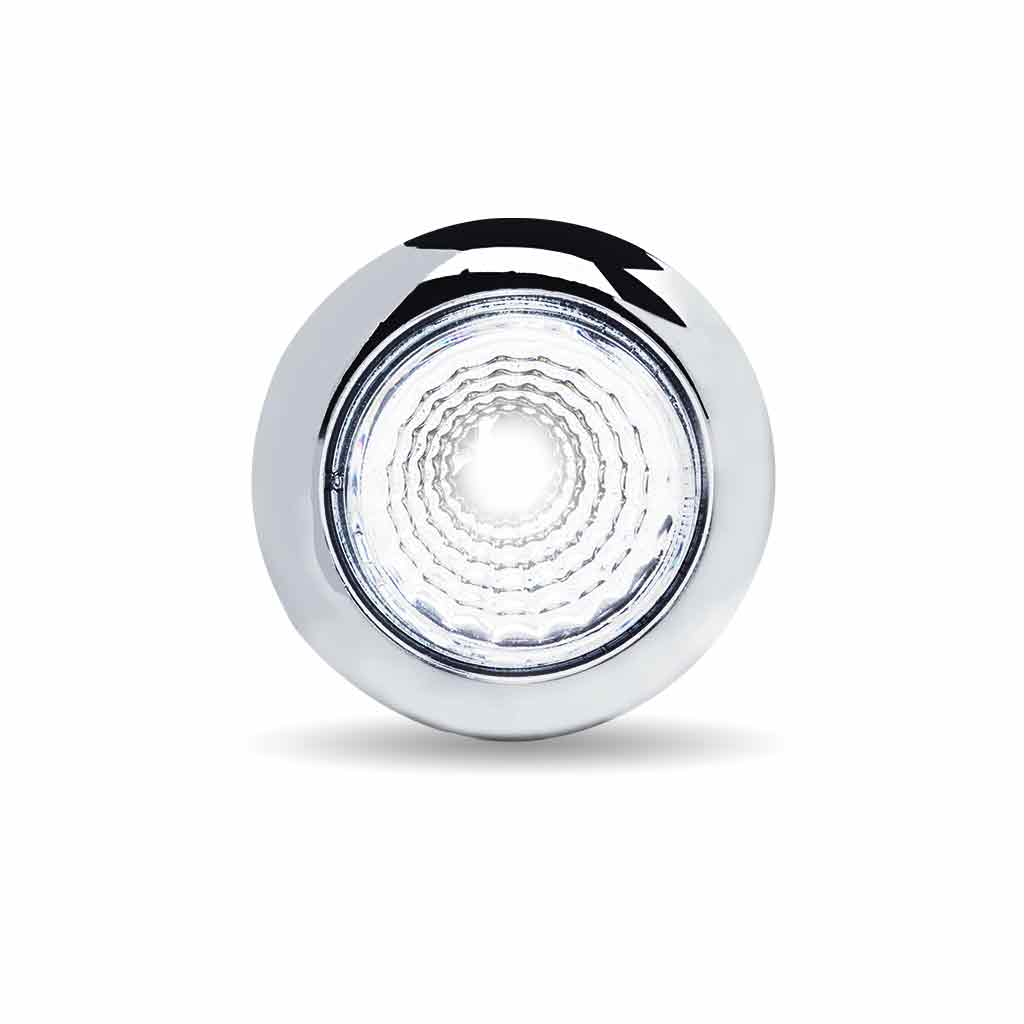 3/4" Amber Marker to White Auxiliary Round Reflector LED Light - 1 Diode - Thumbnail 7
