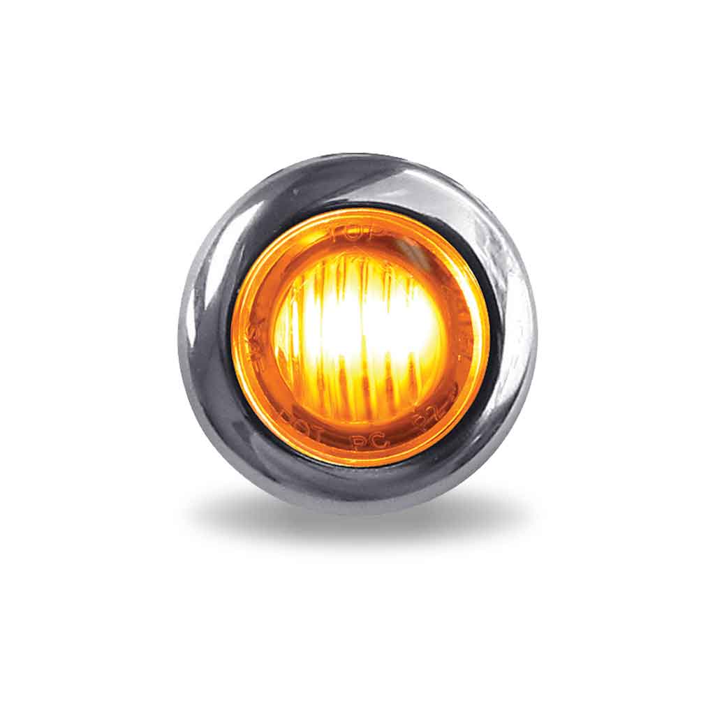3/4" Dual Revolution Amber Marker to White Auxiliary LED Light - 2 Diodes - Thumbnail 4