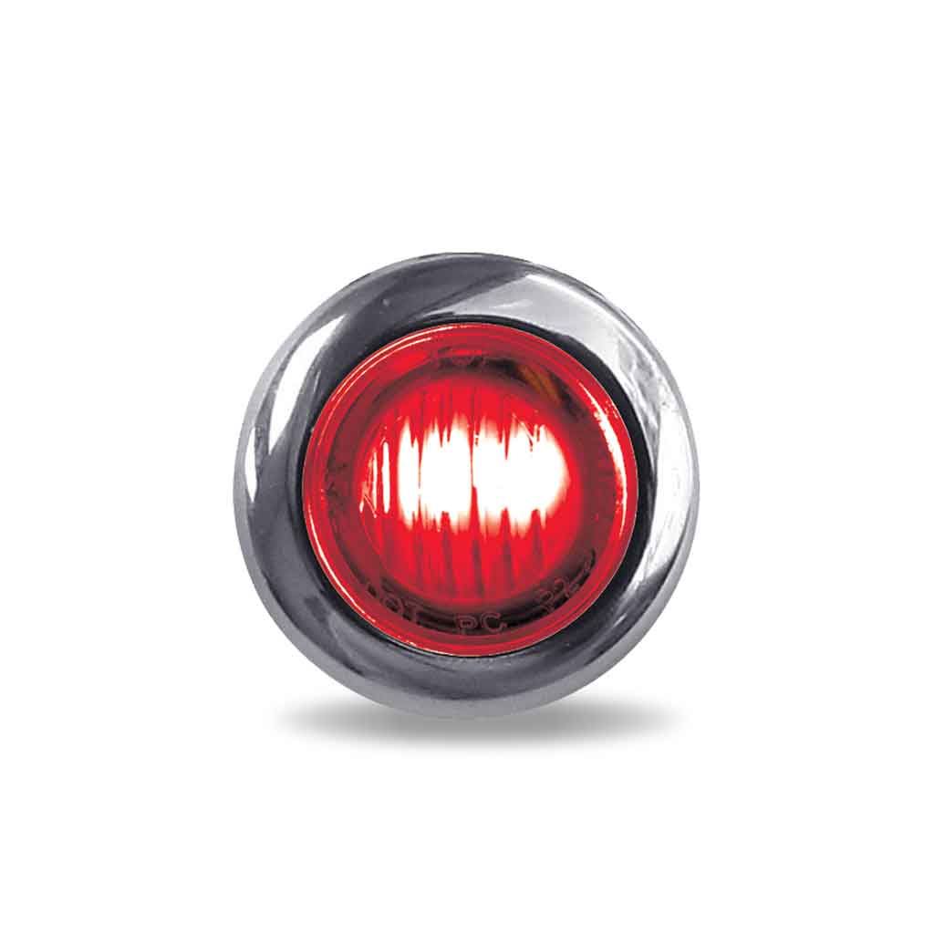 3/4" Red Marker to Pink Auxiliary Round LED Light - 2 Diodes - Thumbnail 4