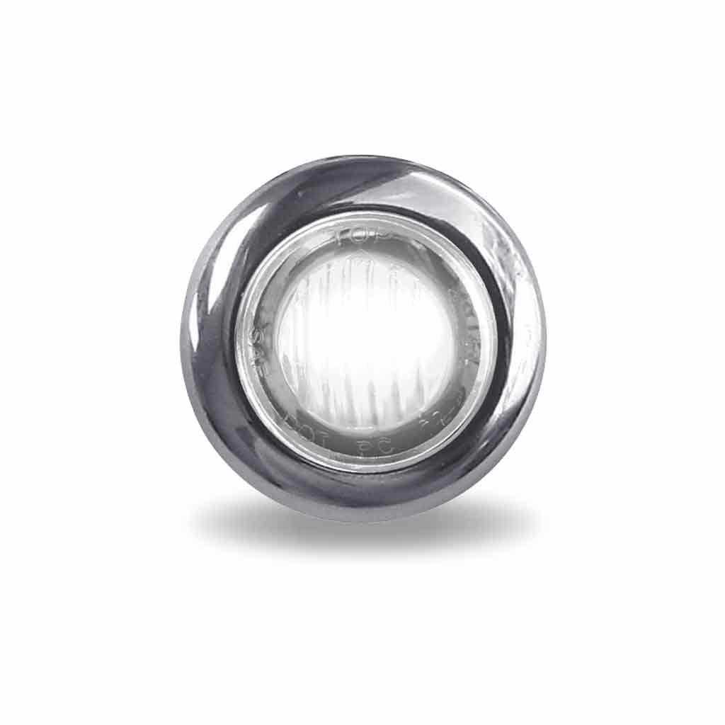 3/4" Red Marker to White Auxiliary Round LED Light - 2 Diodes - Thumbnail 2